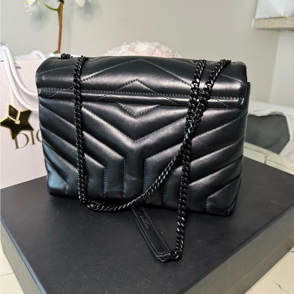 YSL LouLou small in black - Picture 6 of 7